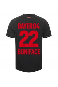 Bayer Leverkusen Victor Boniface #22 Jalkapallovaatteet Kotipaita 2023-24 Lyhythihainen